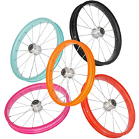aluminium wheel, stainless spoke, any color