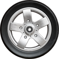 7" plastic wheel, EVA tire