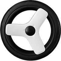 12" plastic wheel Uzo